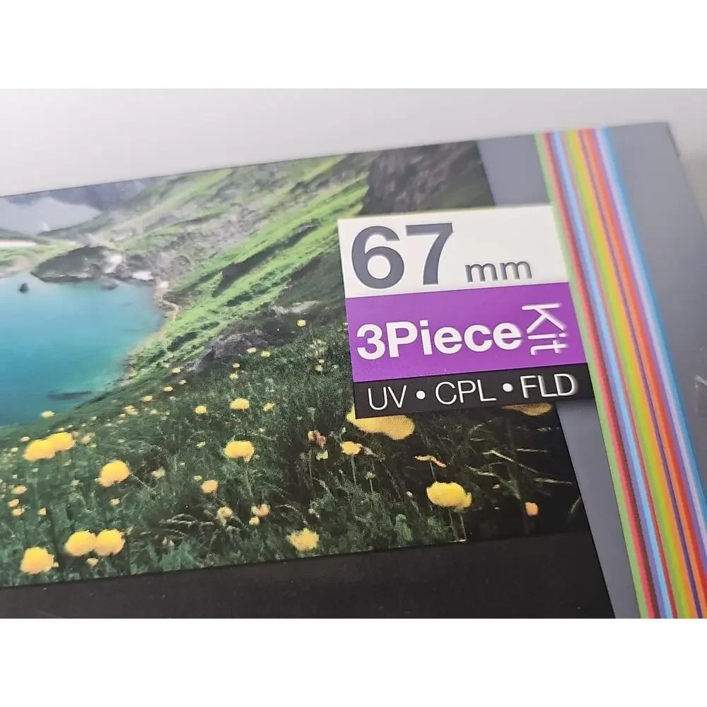 Vivitar 67mm Multi Coated 3 Piece Filter Kit UV CPL FLD VIV-FK3 + Filter Wallet